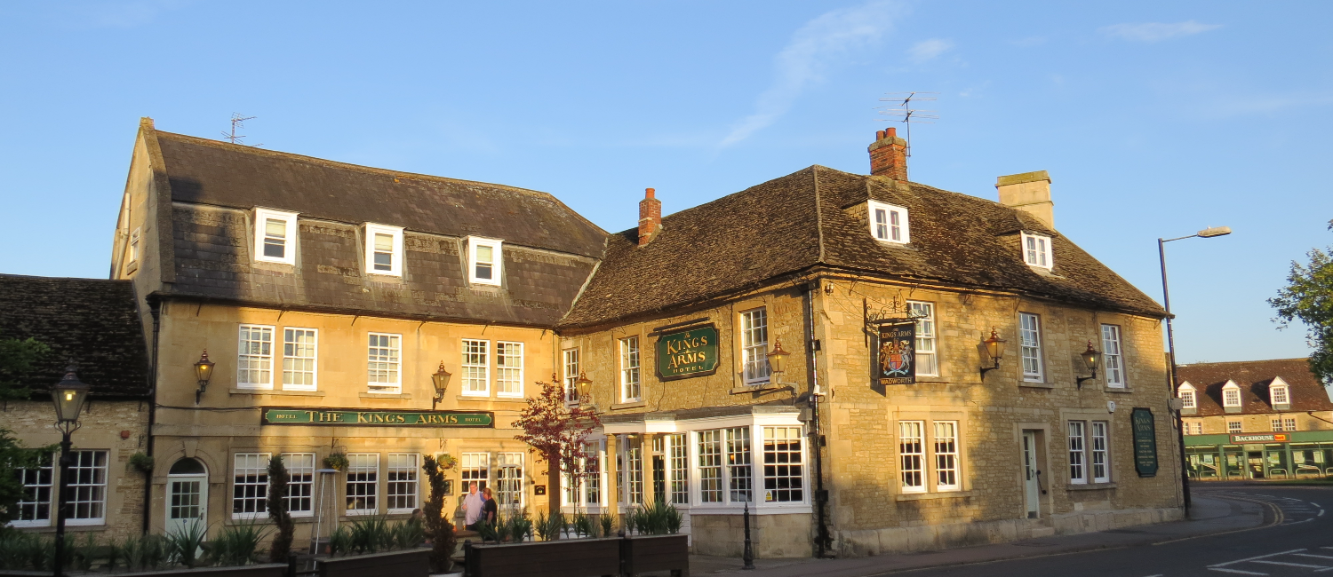 The kings arms pub and hotel in Melksham